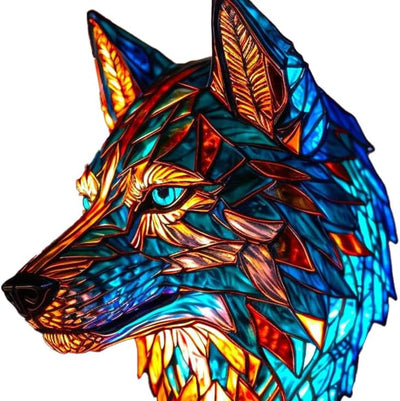 LED Dog Table Lamp – Modern Resin Design