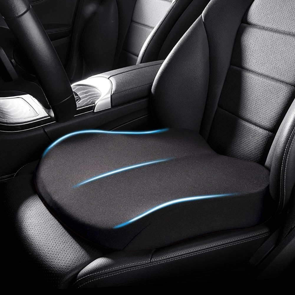 Car Seat Booster Cushion for Adults – Memory Foam Ergonomic Support