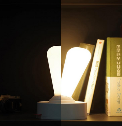 Retro Lever Switch Table Lamp – Rechargeable LED Light