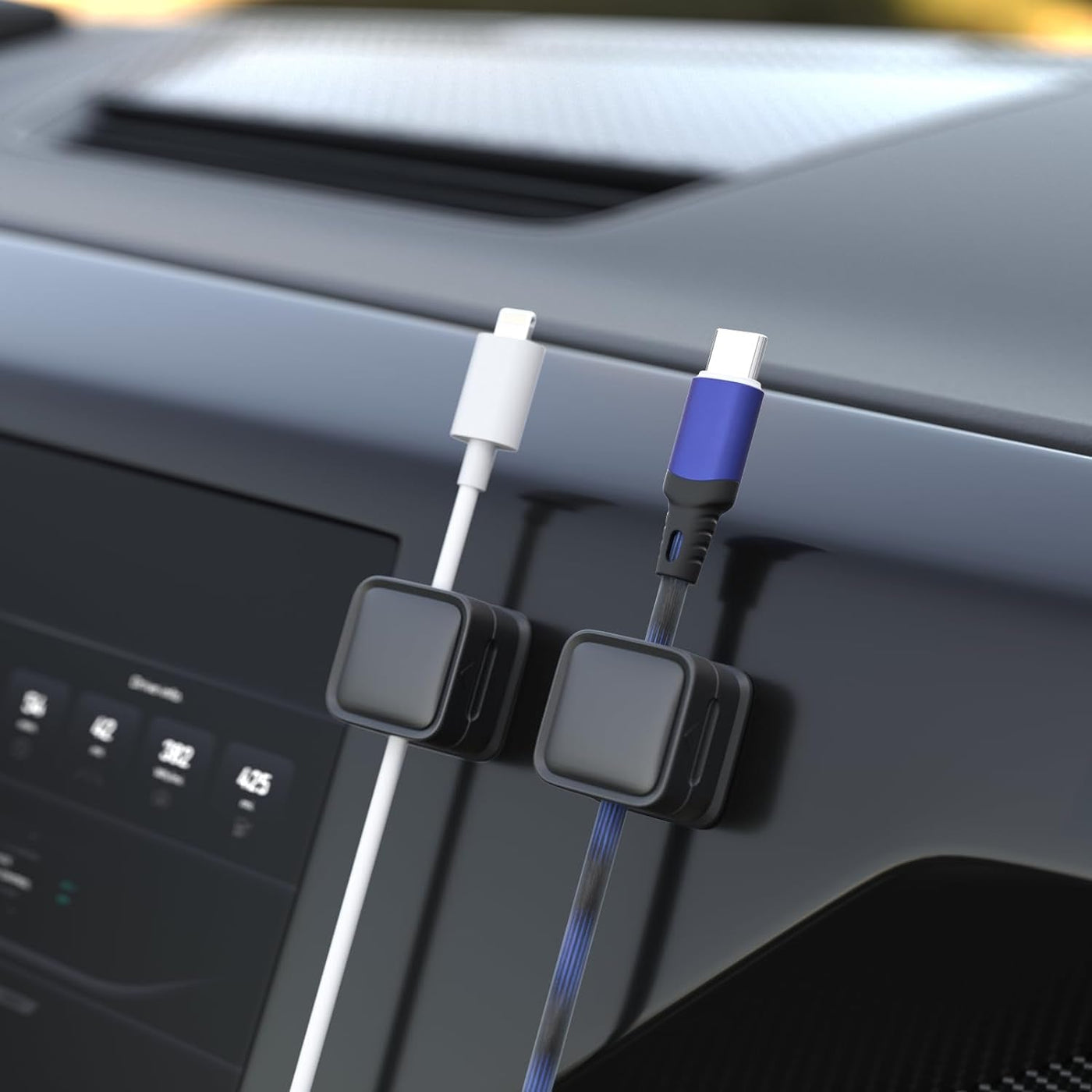 Magnetic Cable Organizer Clip for Desk & Office