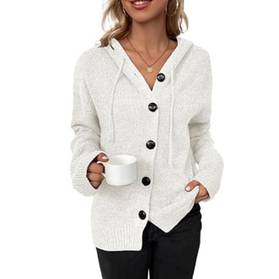 Julie Women’s Knitted Button Down Warm Cardigan