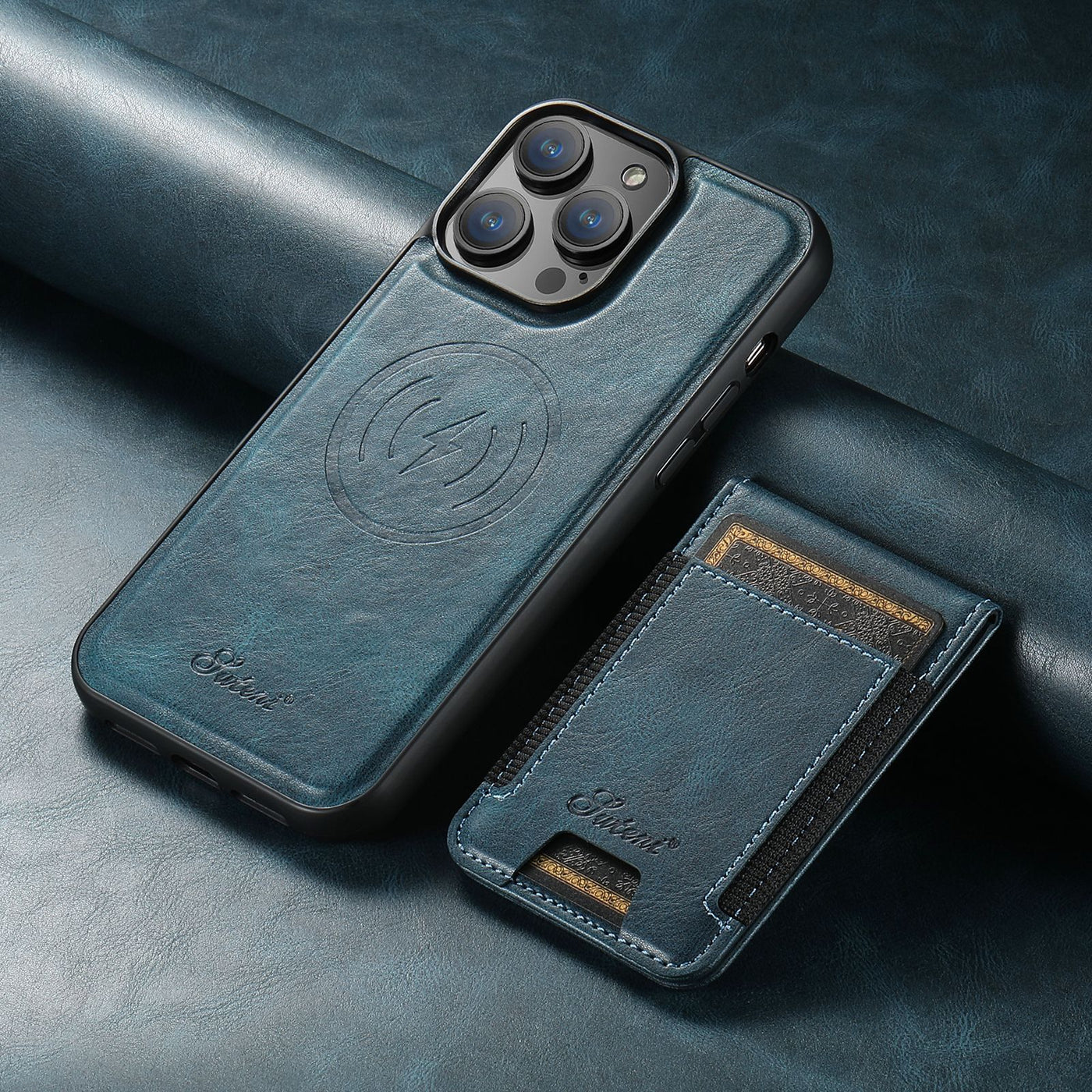 Shockproof Leather Phone Case with Card Holder