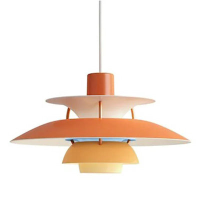 Modern Morandi LED Pendant Light – E27 Metal Shade