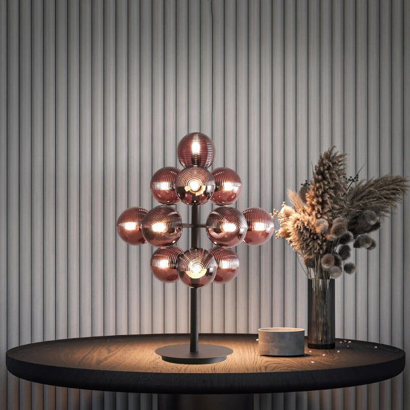 GrapeGlow – Modern Cluster Glass Ball Table Lamp