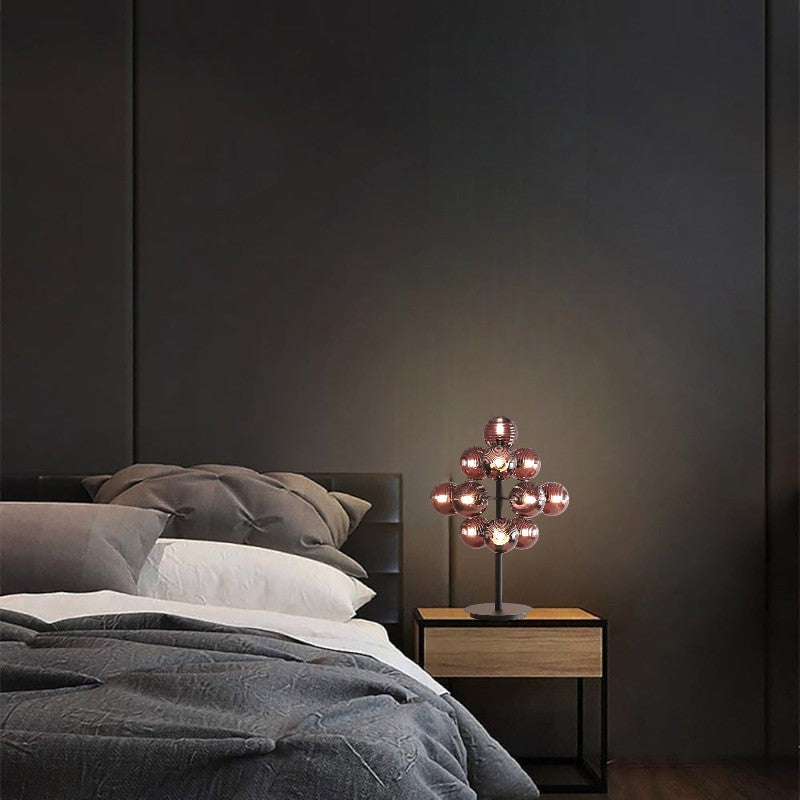 GrapeGlow – Modern Cluster Glass Ball Table Lamp