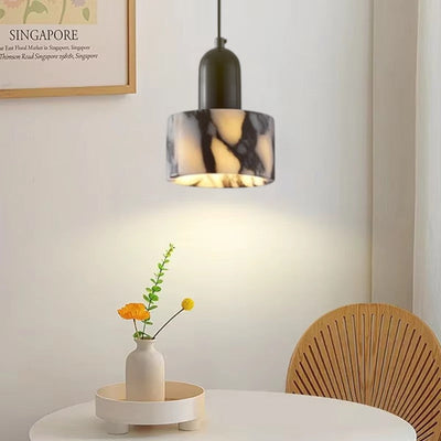 Black Marble Pendant Light for Modern Interiors