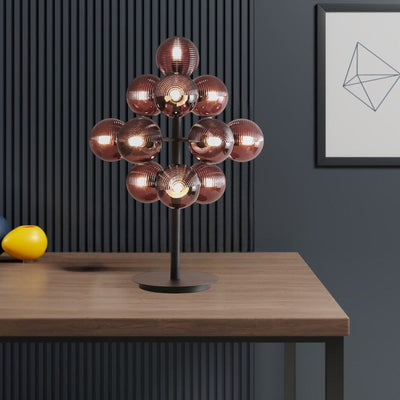 GrapeGlow – Modern Cluster Glass Ball Table Lamp