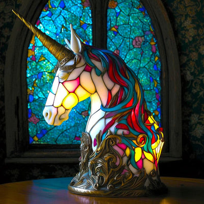 LED Dog Table Lamp – Modern Resin Design