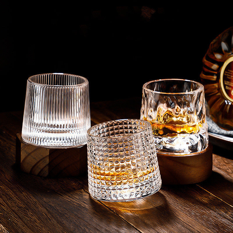 Spinning Japanese Edo Whiskey Glass Set