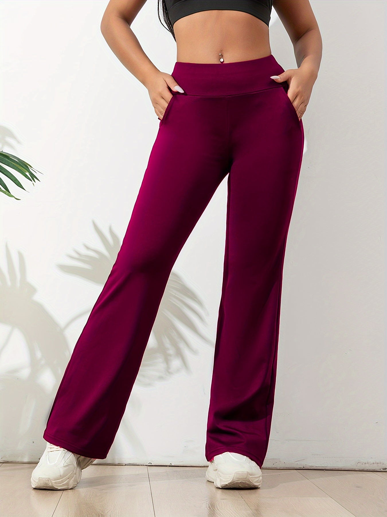 High-Waist Women’s Stretch Yoga Pants for Fitness
