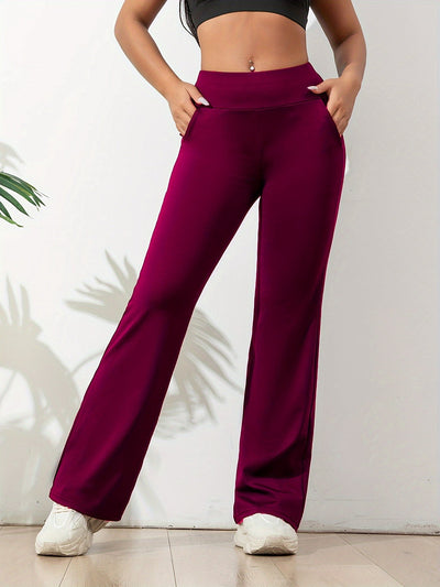 High-Waist Women’s Stretch Yoga Pants for Fitness
