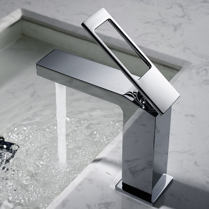 Lever Mixer Bathroom Sink Faucet – Single Handle, Rust-Resistant
