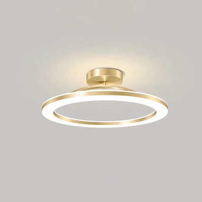 ZAYNO Black LED Ceiling Light – Modern Flush Mount