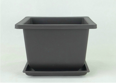 Rectangular Flower Planter with Saucer for Balcony
