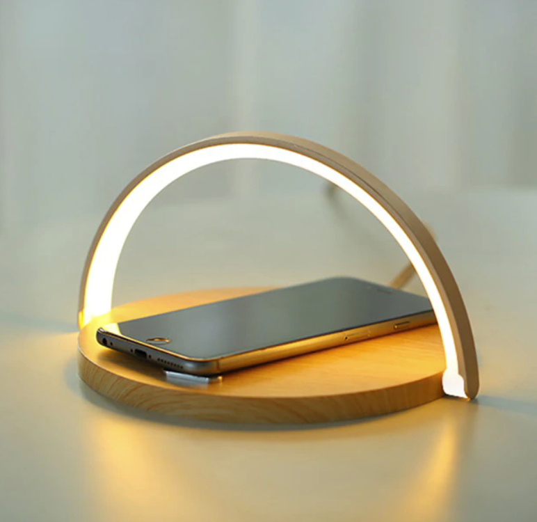 Bowlight Design 3-in-1 Night Light – Wireless Charger & Lamp