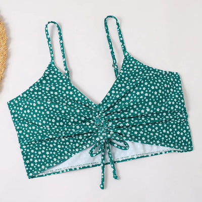 Women’s Floral High-Waist Bikini Set