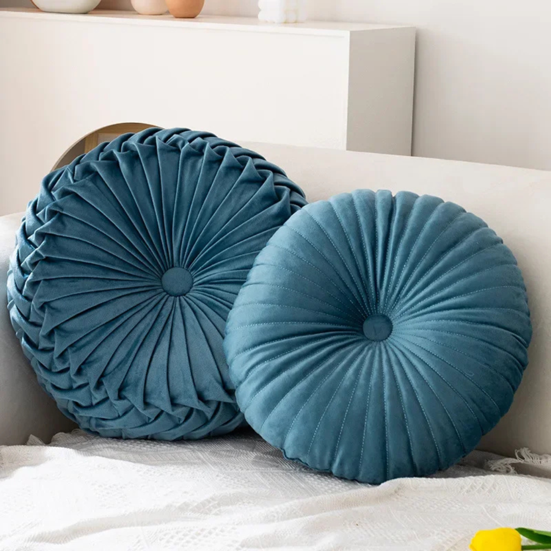 Plush Throw Pillow with Hidden Zipper