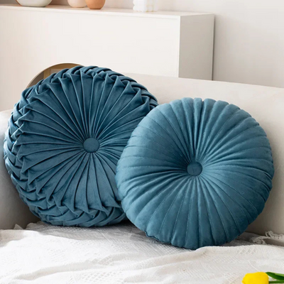 Plush Throw Pillow with Hidden Zipper