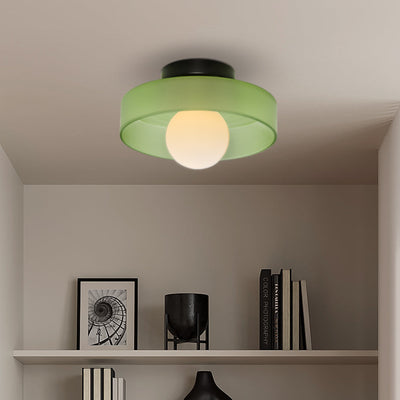 Modern Design Round Ceiling Light – Sleek Glass Lamp for Contemporary Interiors