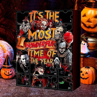 Halloween Horror Movie Advent Calendar with Collectible Figures