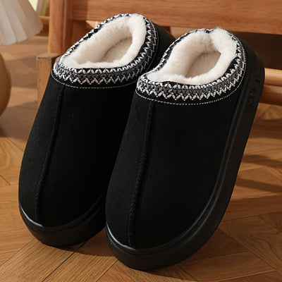 Women’s Winter Slippers – Plush Lined with Non-Slip Sole