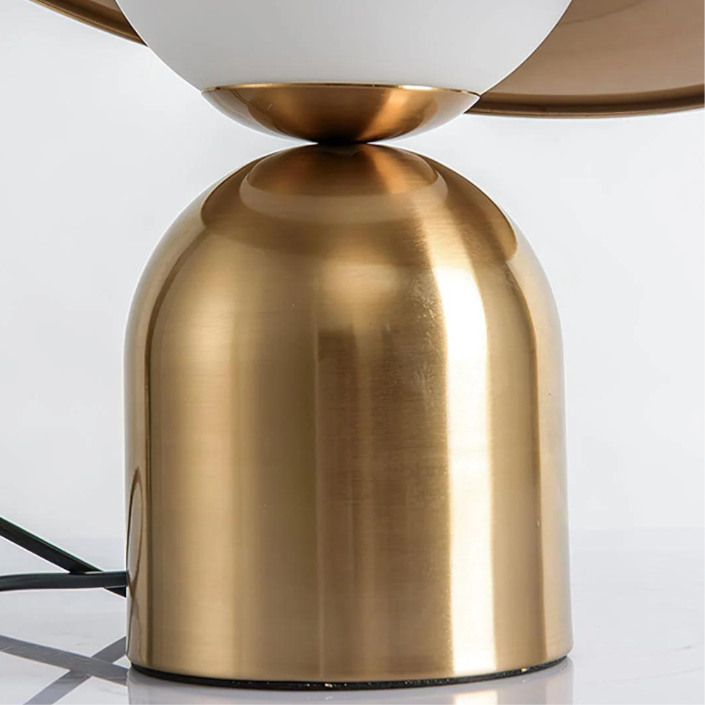 Retro Glass Table Lamp with Dimmable Light
