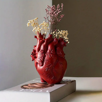 HeartVase Flower Vase - Unique Heart Vase