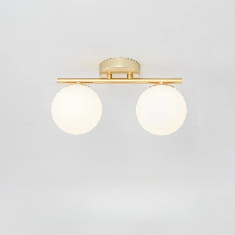 NordLux LED Glass Ceiling Light – White Globe