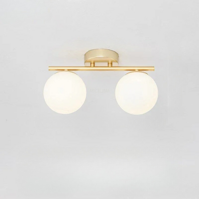 NordLux LED Glass Ceiling Light – White Globe