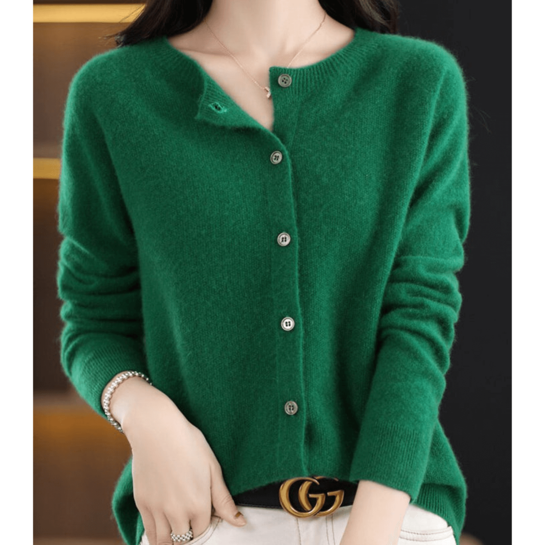 Women’s Short Knit Button Down Cardigan