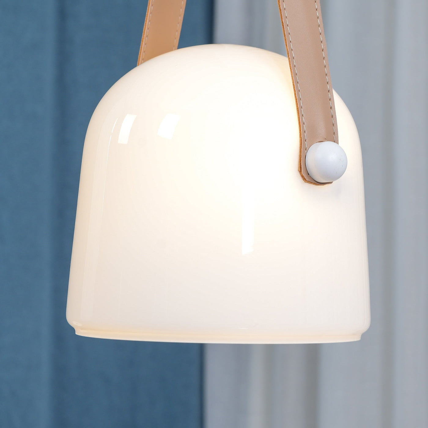 Mona Minimalist LED Pendant Light – Modern Glass Design