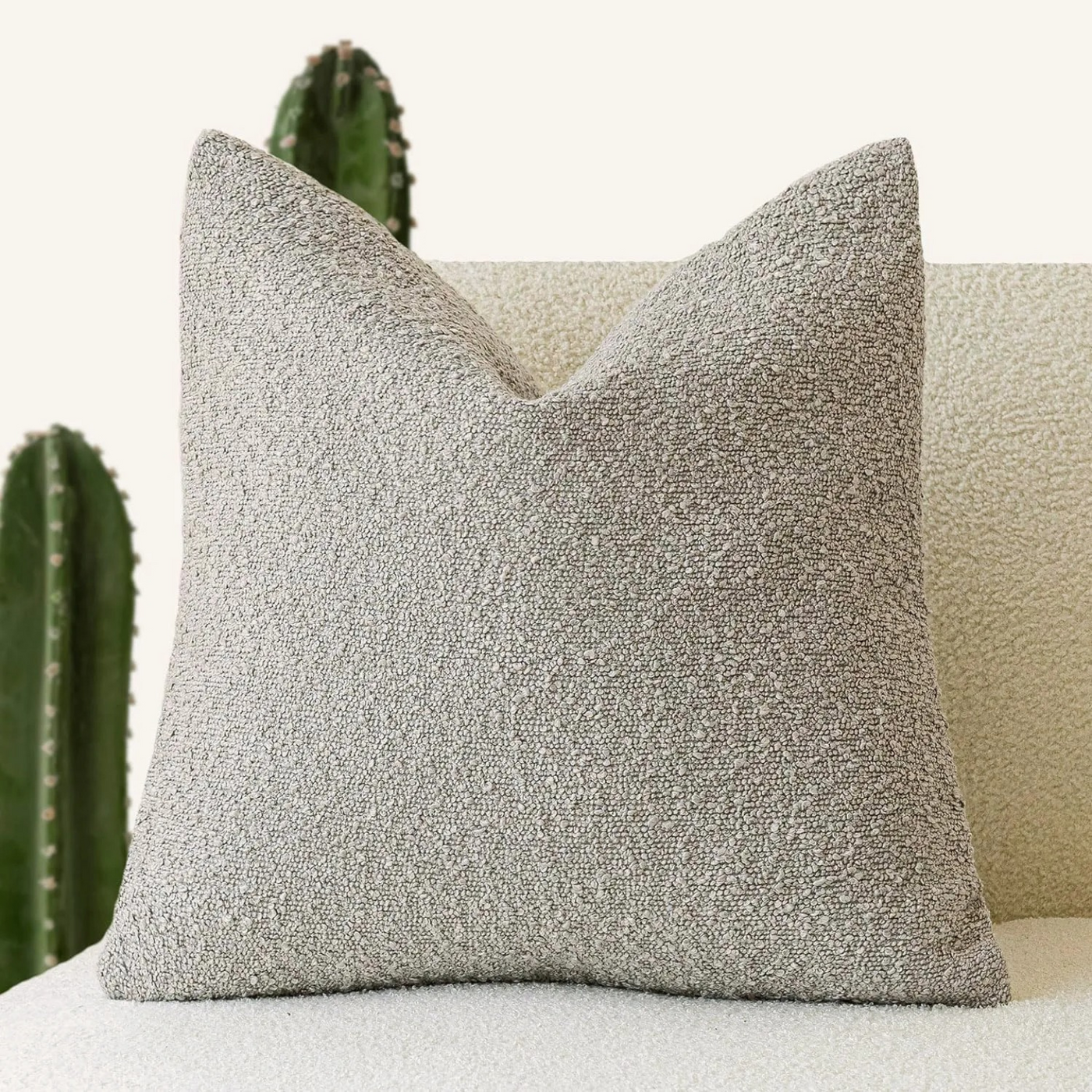 Tulum Boucle Cushion Cover 45x45cm Decorative Pillow