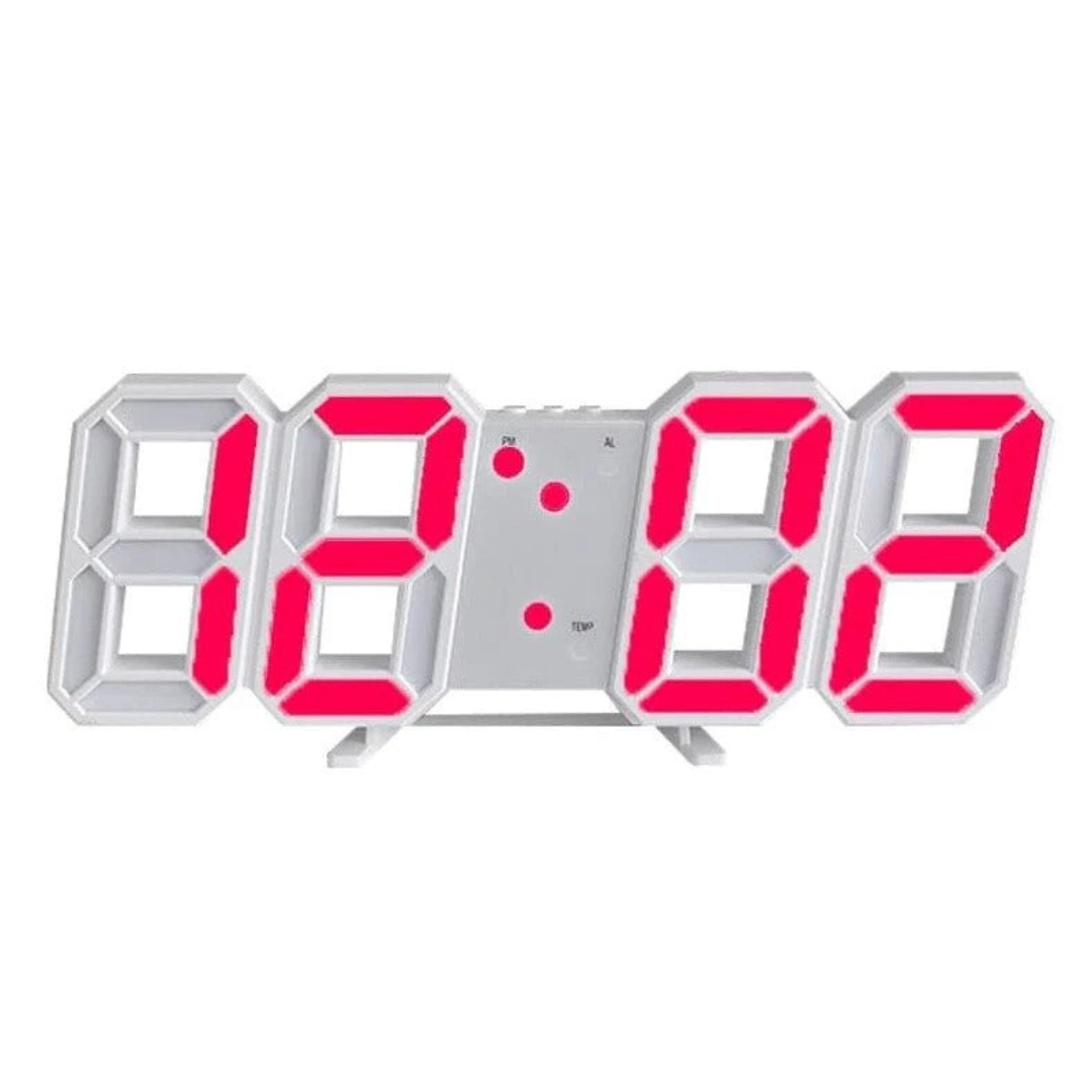 Modern 3D LED Wall Clock – Digital Eye‑Catching Display