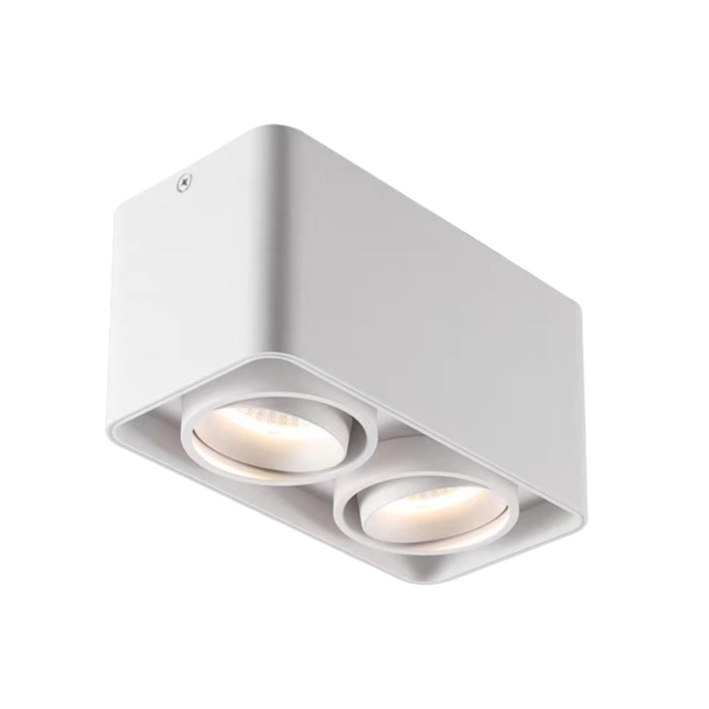Square Adjustable Ceiling Lamp with Dimmable LED Light