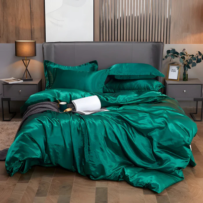 Rayon Bedding Set with Soft Breathable Duvet Cover