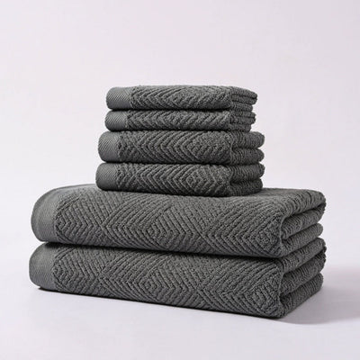 6-Piece Cotton Towel Set – Soft & Absorbent