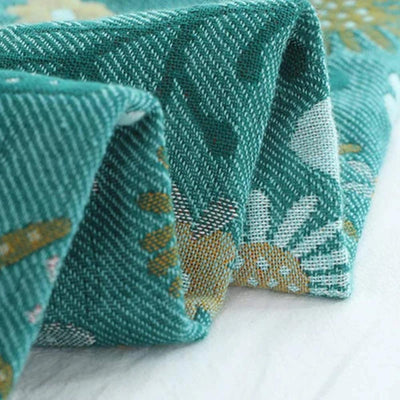 Coral Floral Cotton Pillow Sham – Breathable & Reversible