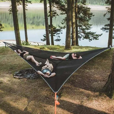 Multi-Person Camping Hammock with 3-Point Anchor System