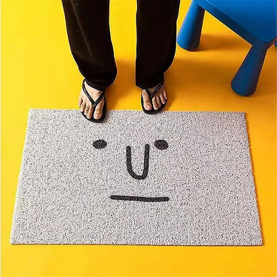 Mood Emoji Doormat Funny Welcome Mat Polyester Non-Slip