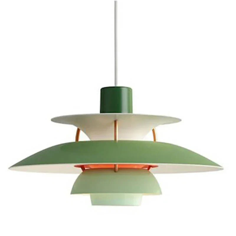 Modern Morandi LED Pendant Light – E27 Metal Shade