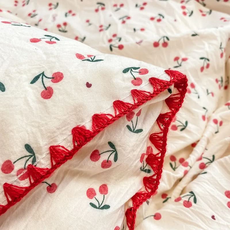 Blossom & Berry Dream Bedding Set 4pcs Floral Duvet Cover