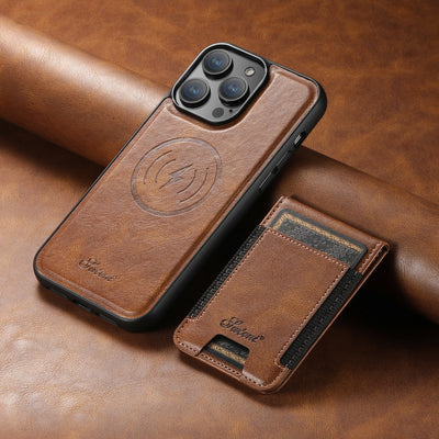 Shockproof Leather Phone Case with Card Holder