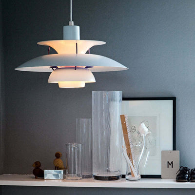 Modern Morandi LED Pendant Light – E27 Metal Shade