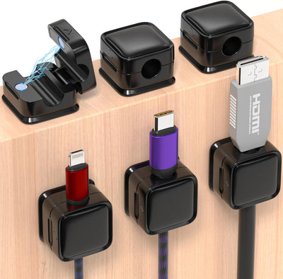 Magnetic Cable Organizer Clip for Desk & Office