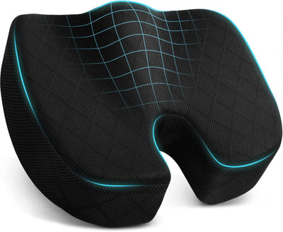Memory Foam Seat Cushion for Office, Car, and Travel