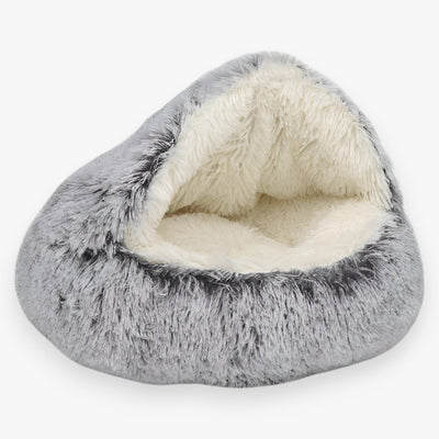 Soft Winter Pet Bed with Washable Cover and Non-Slip Base