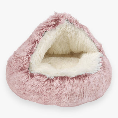 Soft Winter Pet Bed with Washable Cover and Non-Slip Base
