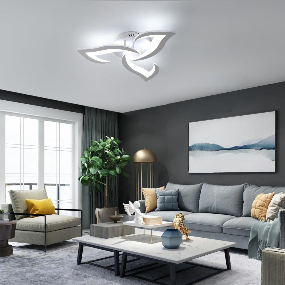 Modern Flower-Shaped LED Ceiling Light for Home Décor
