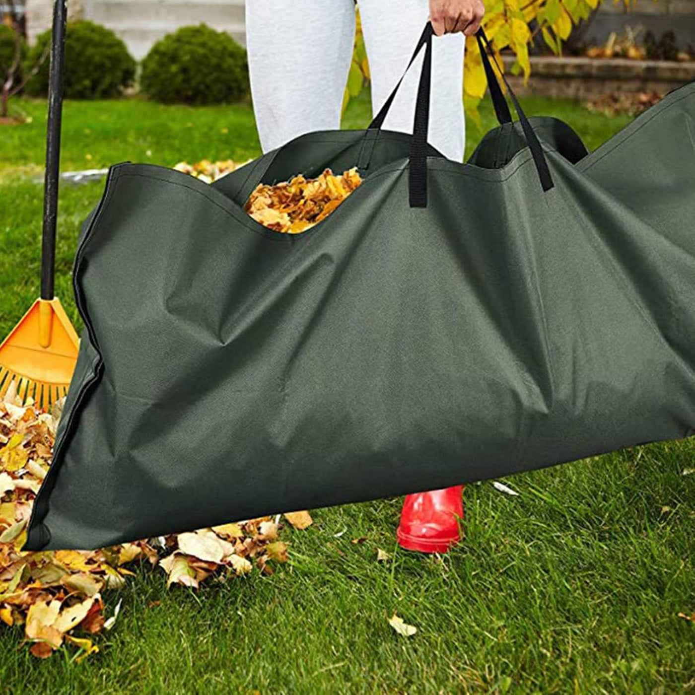Foldable Garden Waste Bag – Durable Leaf Collector