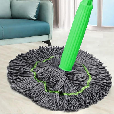 Self-Wringing Microfiber Floor Mop with 360° Rotation